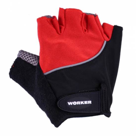 Manusi pentru biciclete Worker S900, Rosu Manusi pentru biciclete Worker S900, Rosu