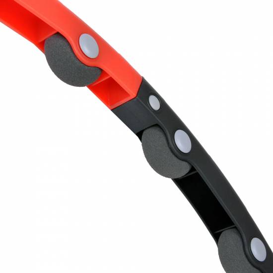 Cerc SPARTAN Hu-La Hoop 100,5cm cu roti de masaj Cerc SPARTAN Hu-La Hoop 100,5cm cu roti de masaj