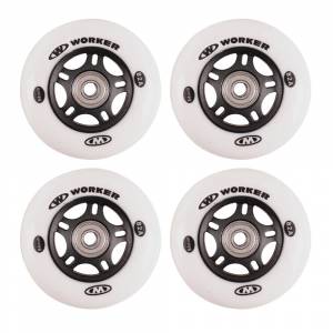 Set roti WORKER 84 mm şi rulmenti ABEC-9 Chrome Set roti WORKER 84 mm şi rulmenti ABEC-9 Chrome