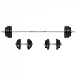 Gantere si haltera set inSPORTline BS08 3-50 kg