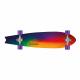 Longboard Street Surfing Fishtail - Sunset Blur 42