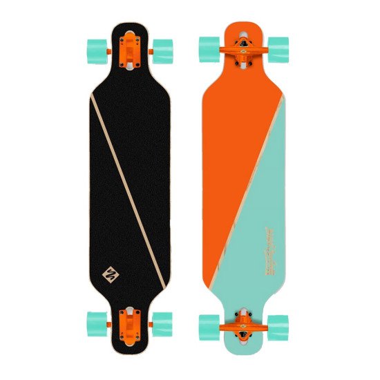 Placa Longboard Street Surfing Nordic Orange 39”