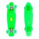 Penny Board Maronad Retro Transparent W/ Light Up Wheels, Verde