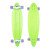 Placa Longboard Plastic WORKER Pike 36ʺ W/ Light Up Wheels, Verde