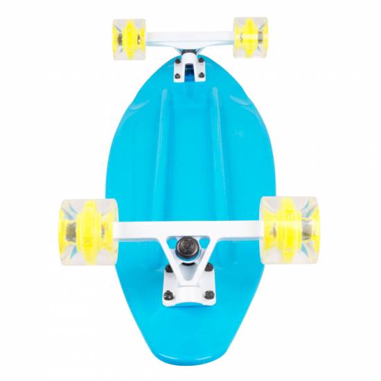 Placa Longboard Plastic WORKER Pike 36ʺ W/ Light Up Wheels, Verde