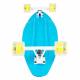 Placa Longboard Plastic WORKER Pike 36ʺ W/ Light Up Wheels, Verde