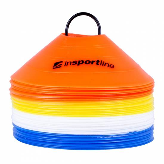 Conuri de antrenament din plastic inSPORTline B40 5 cm Conuri de antrenament din plastic inSPORTline B40 5 cm