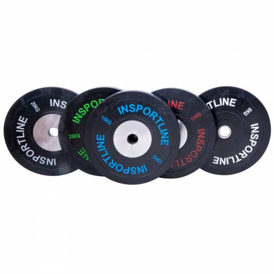 Disc greutate olimpic inSPORTline Bumper Plate 10kg