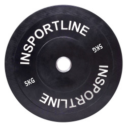 Disc greutate olimpic inSPORTline Bumper Plate 5 kg