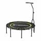 Trambulina fara arcuri cu maner inSPORTline Cordy 114 cm, Galben Trambulina fara arcuri cu maner inSPORTline Cordy 114 cm, Galben