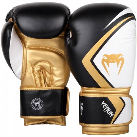 Manusi de box VENUM CONTENDER 2 Negru/Auriu Manusi de box VENUM CONTENDER 2 Negru/Auriu