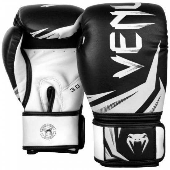 Manusi de box VENUM Challenger 3 Negru/Alb