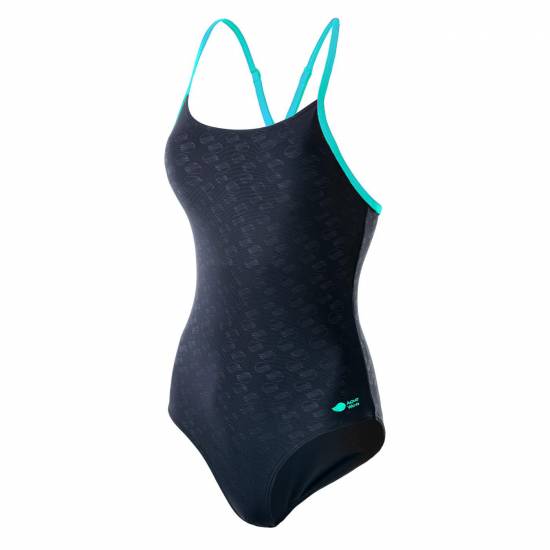 Costum de baie AQUAWAVE Sublime WMNS, Negru/ Alnastru