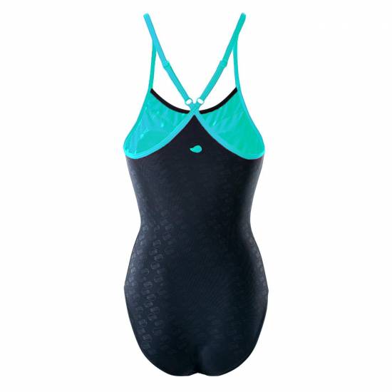 Costum de baie AQUAWAVE Sublime WMNS, Negru/ Alnastru Costum de baie AQUAWAVE Sublime WMNS, Negru/ Alnastru