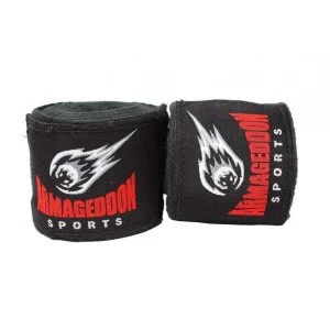 Bandaj de box ARMAGEDDON SPORTS 4.5m, Negru Bandaj de box ARMAGEDDON SPORTS 4.5m, Negru