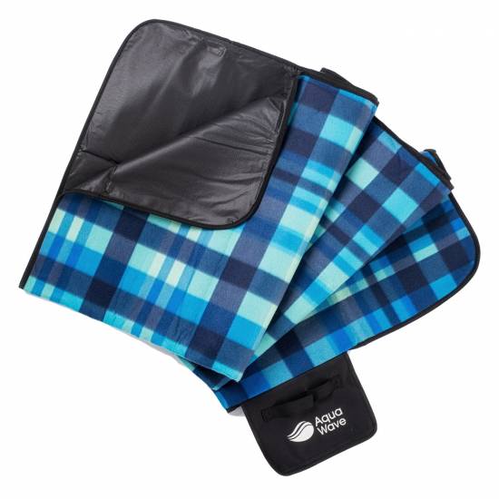 Patura pentru picnic AQUAWAVE Chequa Blanket, Print Albastru Patura pentru picnic AQUAWAVE Chequa Blanket, Print Albastru