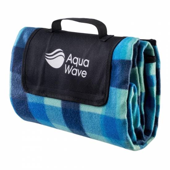 Patura pentru picnic  AQUAWAVE Chequa Blanket, Print Albastru