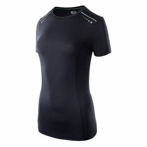 Tricou de dama IQ Raika Wmns, Negru/Verde Tricou de dama IQ Raika Wmns, Negru/Verde