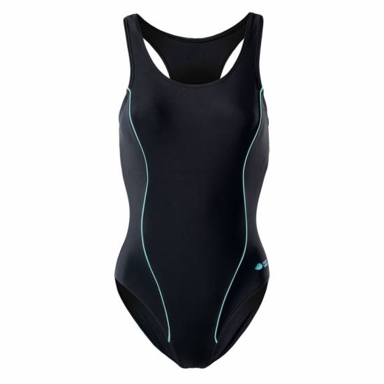 Costum de baie one piece AQUAWAVE Abra WMNS, Negru/Bleu Costum de baie one piece AQUAWAVE Abra WMNS, Negru/Bleu