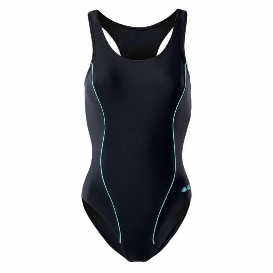 Costum de baie one piece AQUAWAVE Abra WMNS, Negru/Bleu