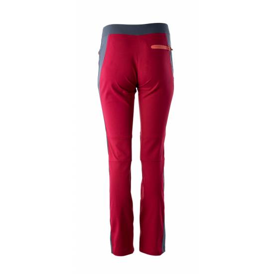 Pantaloni softshell dama ELBRUS Greve Wos, Bordeaux