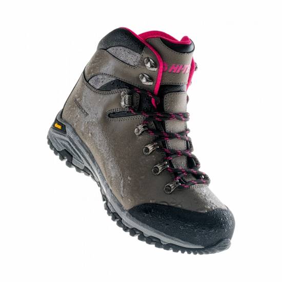 Ghete Hikking HI-TEC Sajama Mid WP Wos, Gri