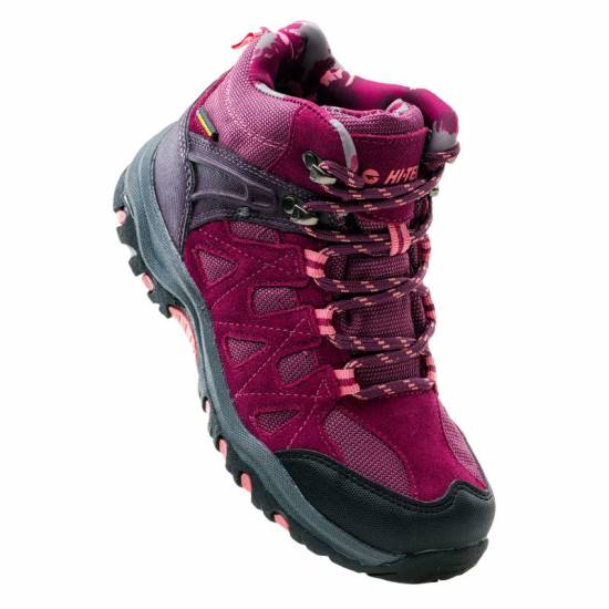 Ghete pentru copii HI-TEC Kaori Mid WP Jr, Violet