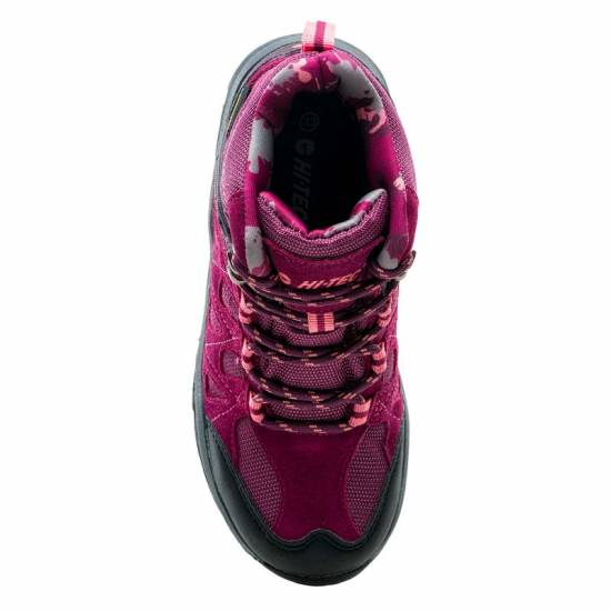 Ghete pentru copii HI-TEC Kaori Mid WP Jr, Violet