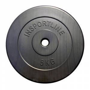 Disc greutate cu ciment inSPORTline 5 kg Disc greutate cu ciment inSPORTline 5 kg