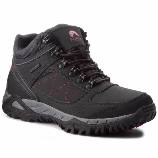 Bocanci de munte barbati ELBRUS Lasano Mid WP Negru Bocanci de munte barbati ELBRUS Lasano Mid WP Negru