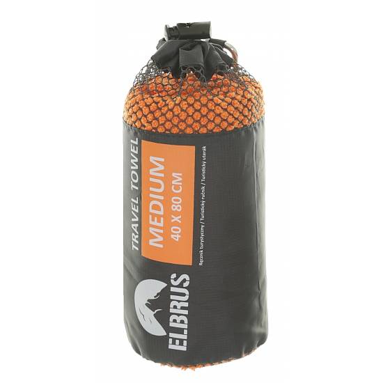 Prosop microfibra ELBRUS Trektowel, Portocaliu