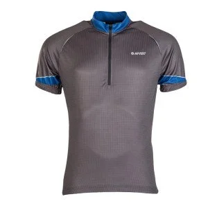 Tricou ciclism HI-TEC Gaute gri / albastru Tricou ciclism HI-TEC Gaute gri / albastru