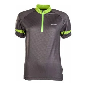 Tricou ciclism HI-TEC Gaute Gri / verde Tricou ciclism HI-TEC Gaute Gri / verde