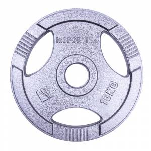 Disc greutate de fonta inSPORTline Hamerton 15 kg Disc greutate de fonta inSPORTline Hamerton 15 kg