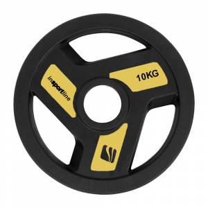 Disc greutate olimpic inSPORTline Herk 10kg Disc greutate olimpic inSPORTline Herk 10kg