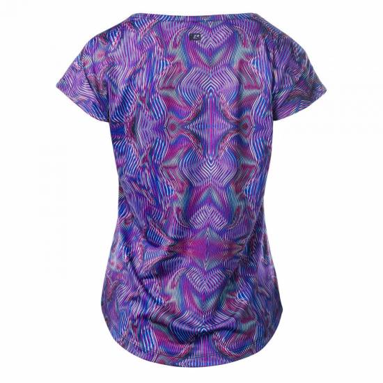 Tricou de dama IQ Gamtria Wmns Albastru optic print