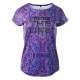 Tricou de dama IQ Gamtria Wmns Albastru optic print