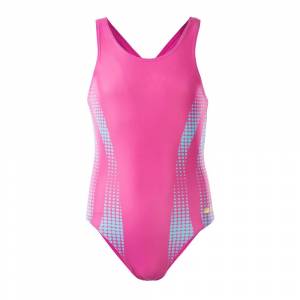 Costum de baie pentru copii AQUAWAVE Trenia JR, Roz Costum de baie pentru copii AQUAWAVE Trenia JR, Roz