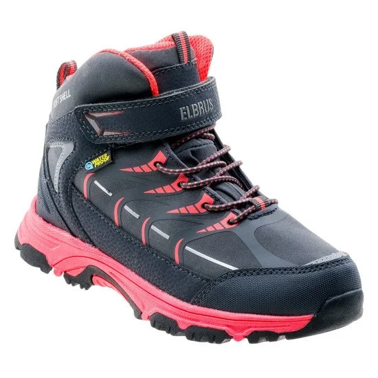 Ghete Sport pentru Copii ELBRUS Savas Mid WP Jr, Gri Ghete Sport pentru Copii ELBRUS Savas Mid WP Jr, Gri