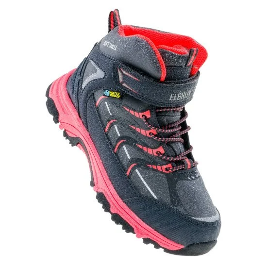 Ghete Sport pentru Copii ELBRUS Savas Mid WP Jr, Gri Ghete Sport pentru Copii ELBRUS Savas Mid WP Jr, Gri