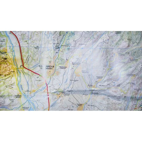 Harta turistica Pirin DOMINO Harta turistica Pirin DOMINO