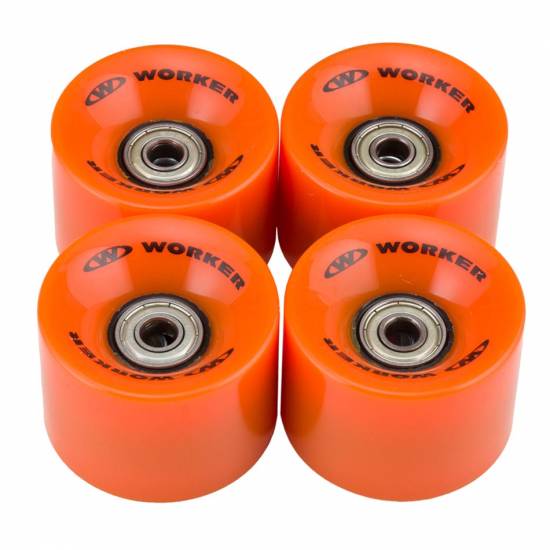 Roti pentru longboard cu rulmenti WORKER 60 x 45 mm.