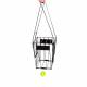 Cos depozitare mingii de tenis inSPORTline TB8203 Cos depozitare mingii de tenis inSPORTline TB8203