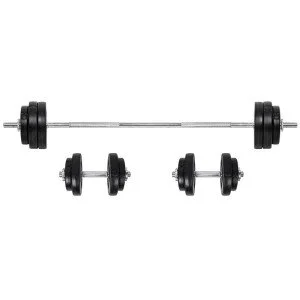 Gantere si haltera set inSPORTline BS08 3-50 kg Gantere si haltera set inSPORTline BS08 3-50 kg