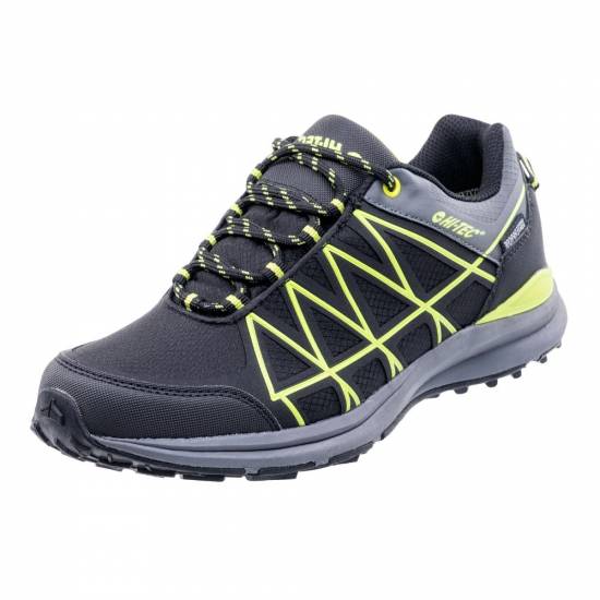 Tenisi sport barbati HI-TEC Laris WP Negru/Verde Tenisi sport barbati HI-TEC Laris WP Negru/Verde