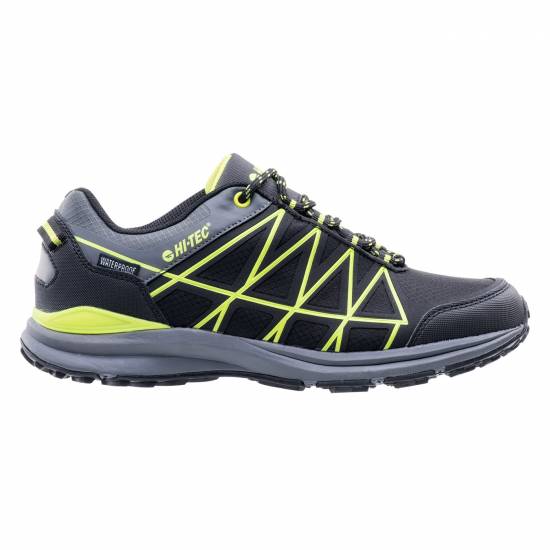 Tenisi sport barbati HI-TEC Laris WP Negru/Verde Tenisi sport barbati HI-TEC Laris WP Negru/Verde