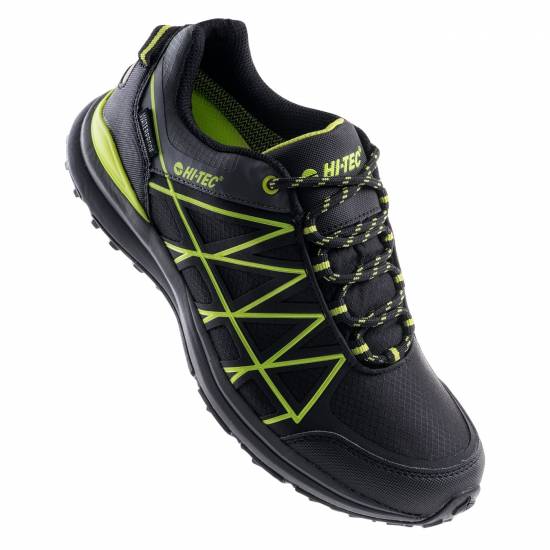 Tenisi sport barbati HI-TEC Laris WP Negru/Verde Tenisi sport barbati HI-TEC Laris WP Negru/Verde