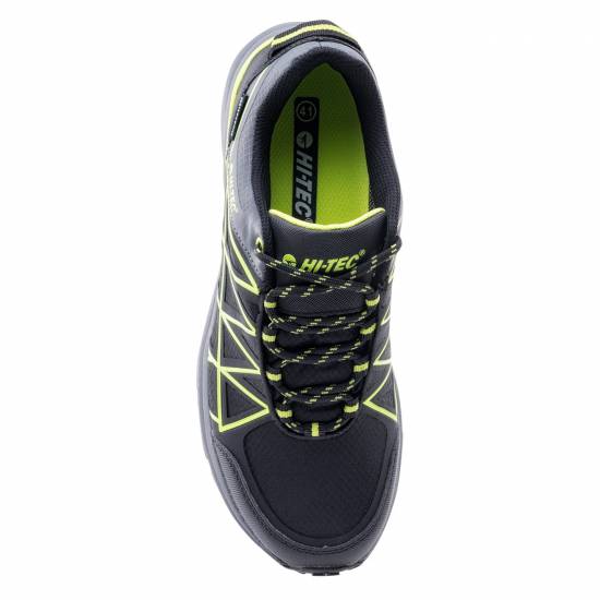 Tenisi sport barbati HI-TEC Laris WP Negru/Verde Tenisi sport barbati HI-TEC Laris WP Negru/Verde