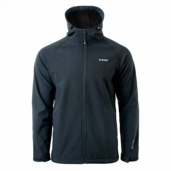 Geaca softshell barbati HI-TEC Narbis Negru Geaca softshell barbati HI-TEC Narbis Negru