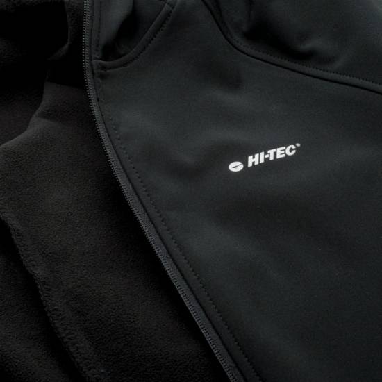 Geaca softshell barbati HI-TEC Narbis Negru Geaca softshell barbati HI-TEC Narbis Negru